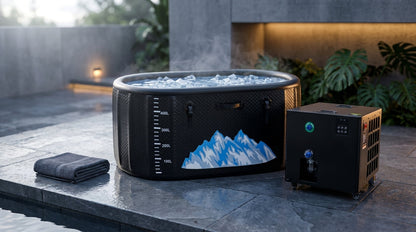 Cold Plunge Tub, 248 Gallon, 1 Horsepower, Heavy-Duty Ice Bath Tub for Athletes with Hot & Cold, Portable Inflatable Plunge Chiller with Water Treatment Kit, Immersion Therapy, Wifi (Black, 1 Set) — Lifestyle